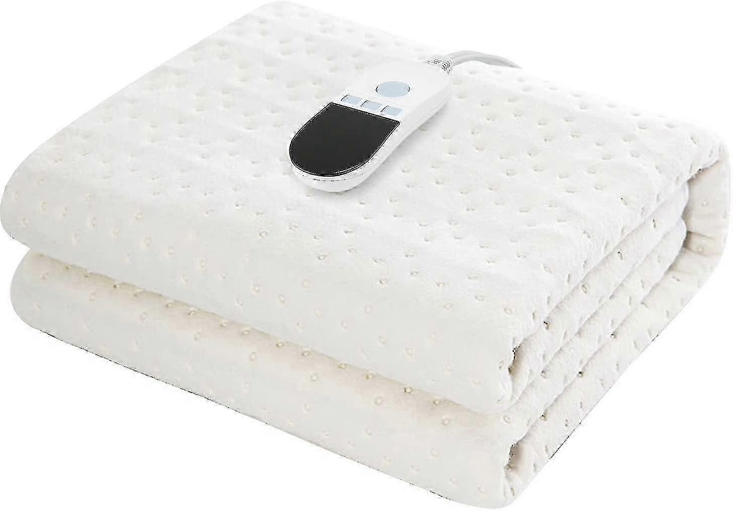 Electric Heated Mattress Topper for Various Bed Sizes, 150 X 80cm, Features Automatic Shut-off, Overheat Protection, and 9 Adjustable Temper