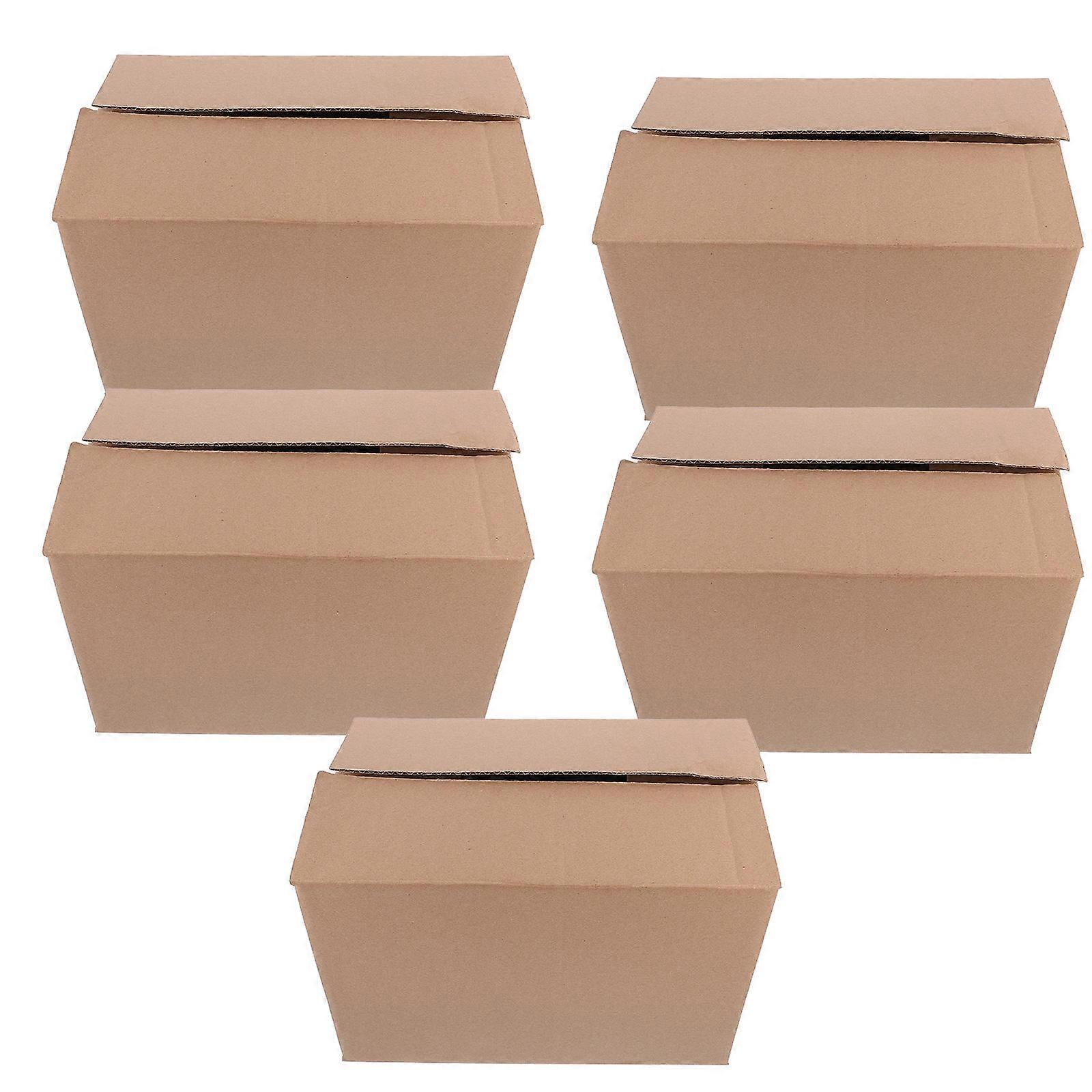 Packing Moving Boxes Materials Recyclable 29.00X19.00X17.00CM 5Pcs