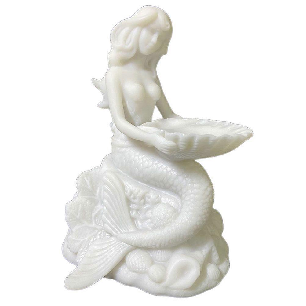 Sphere Craft Showing Base Crystal Ball Display Stand Embossed Mermaid Statue