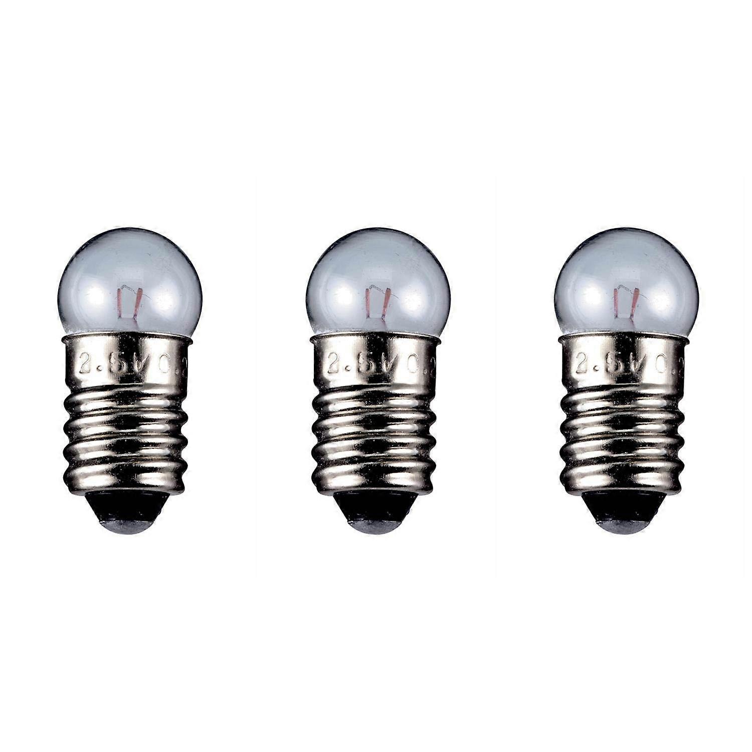 3 Bulb Torch Lamp Globular E10 Socket 6V DC 400mA Power Supply Indoor Outdoor Lighting
