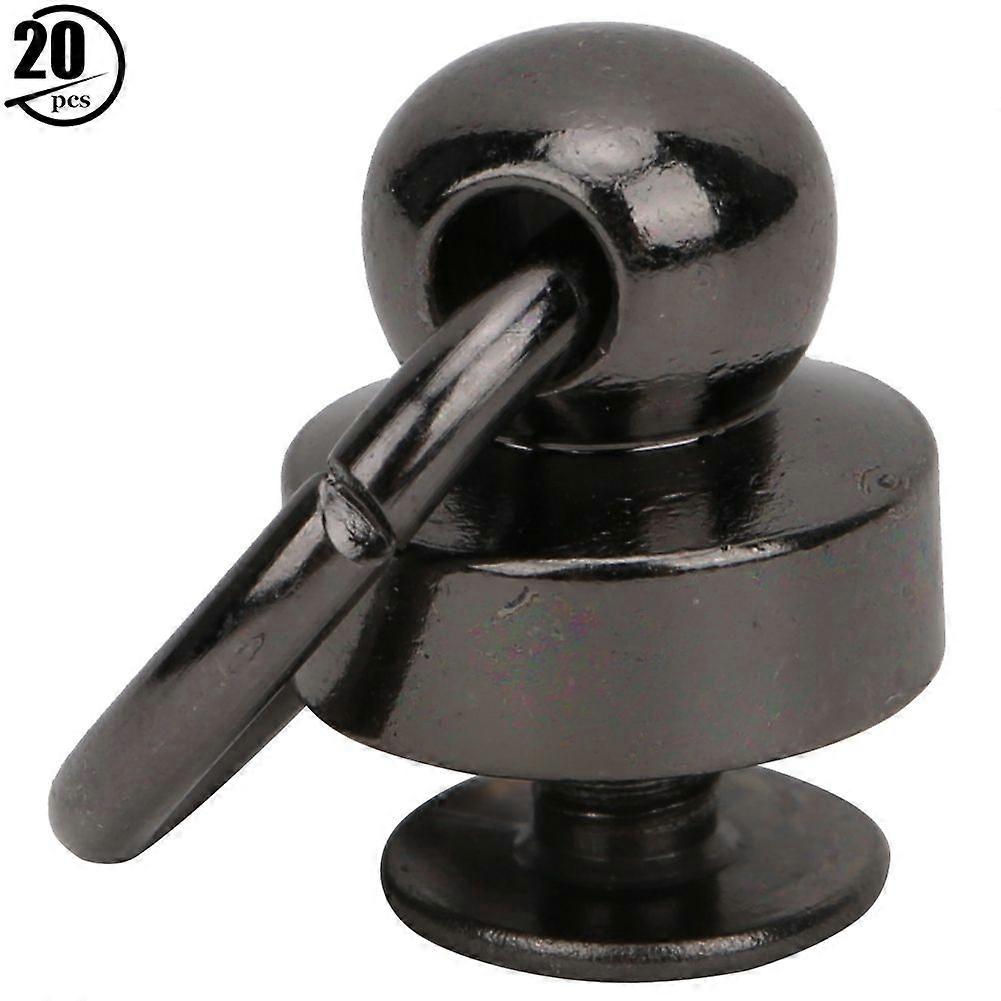 2025 Latest Model  20 Set Stud Rivets 9mm Brass O Ring Head Button Rivet Stud