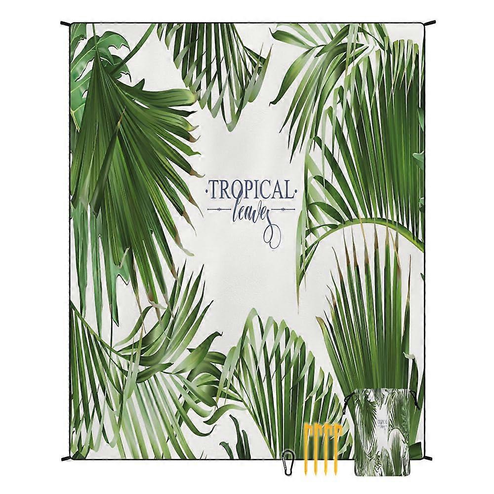 Sandfrei Beach Blanket 180 X 220 Cm, Waterproof, Sandproof, Portable Picnic Mat, Quick-Drying Camping Blanket, Motif-F