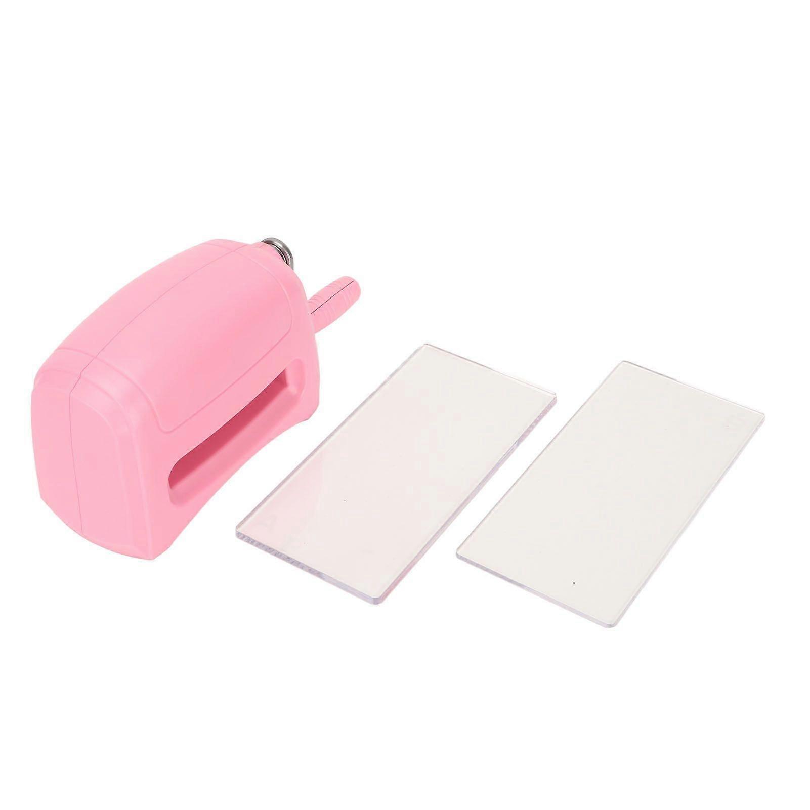2025 Latest Model  Embossing Machine DIY Making Portable Pink Plastic Zinc