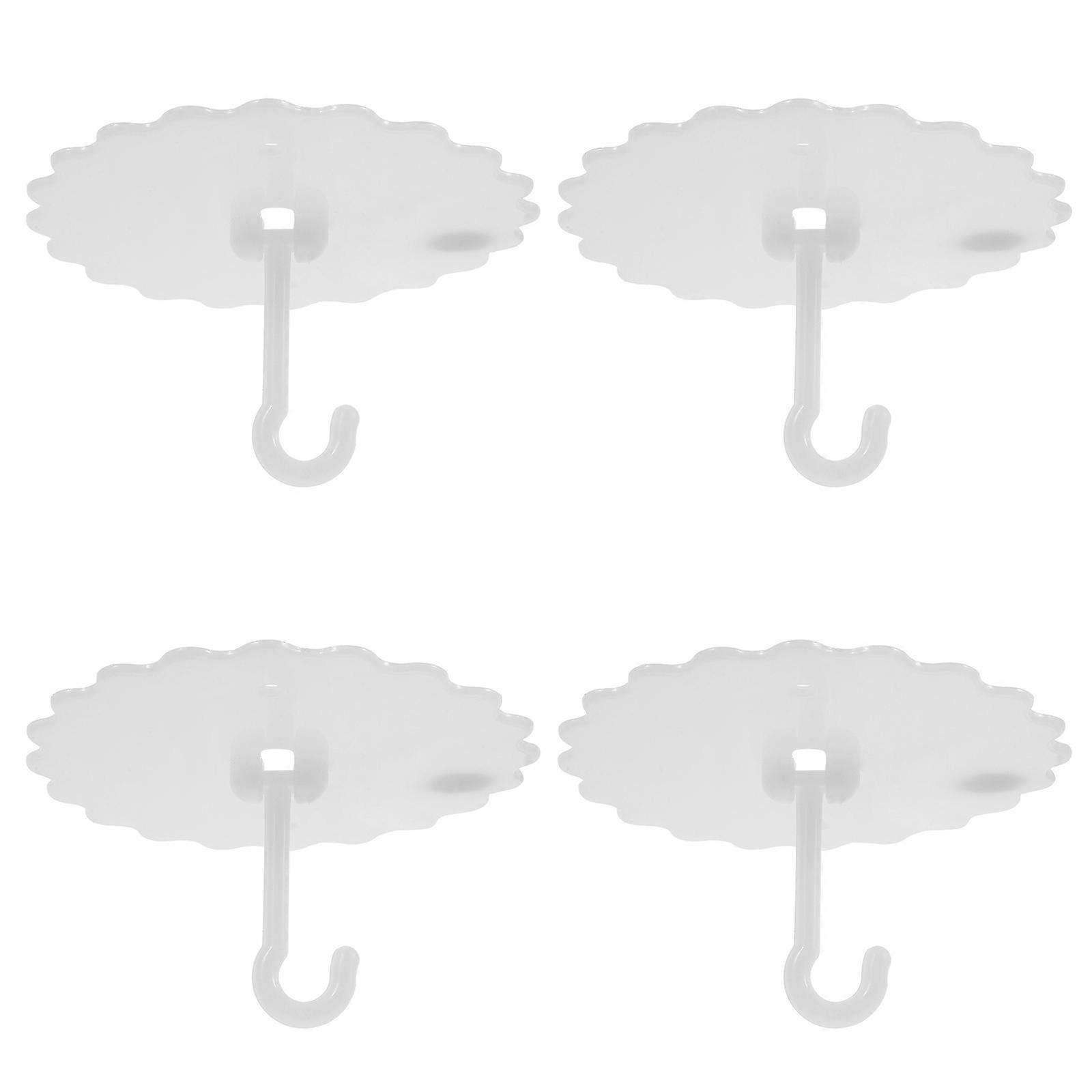Ceiling Canopy Hook Suspended Ceiling Hooks Adhesive Sticker 4Pcs