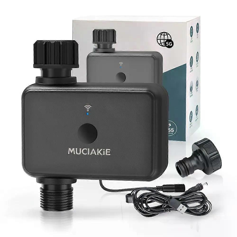 N370 Dual-Band WiFi Water Timer Smart Irrigation 5GHz & 2.4GHz Remote Control Sprinkler System Alexa Google Assistant Compatible