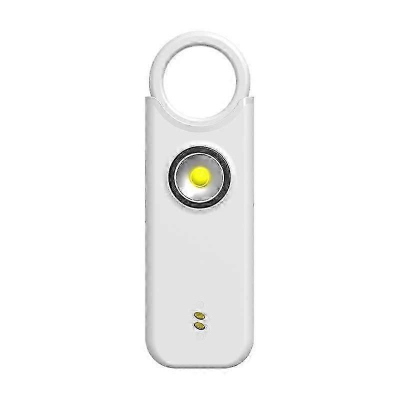 Alarme personnelle d’autodéfense à deux modes pour femmes, sirène LED de 135 dB, alarme de sécurité rechargeable par USB