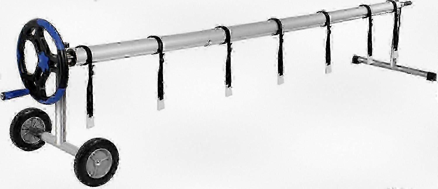 スイミングプールカバー300〜570cmのローラーリール - 地上および地下プール用の使いやすいプールカバーローラー