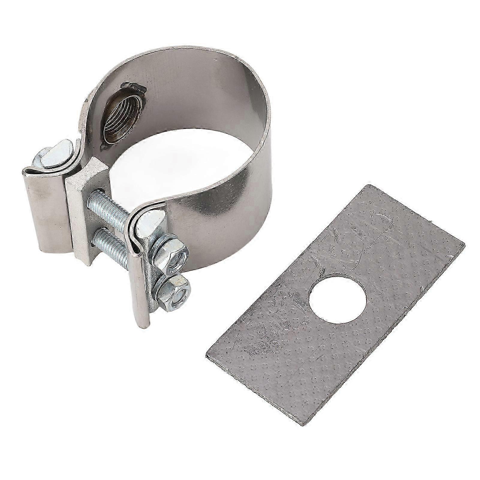 Clamp On Wideband Sensor Bung Adapter Adjustable Stainless Steel Oxygen Sensor Bung Adapter for Engine Exhaust Pipe