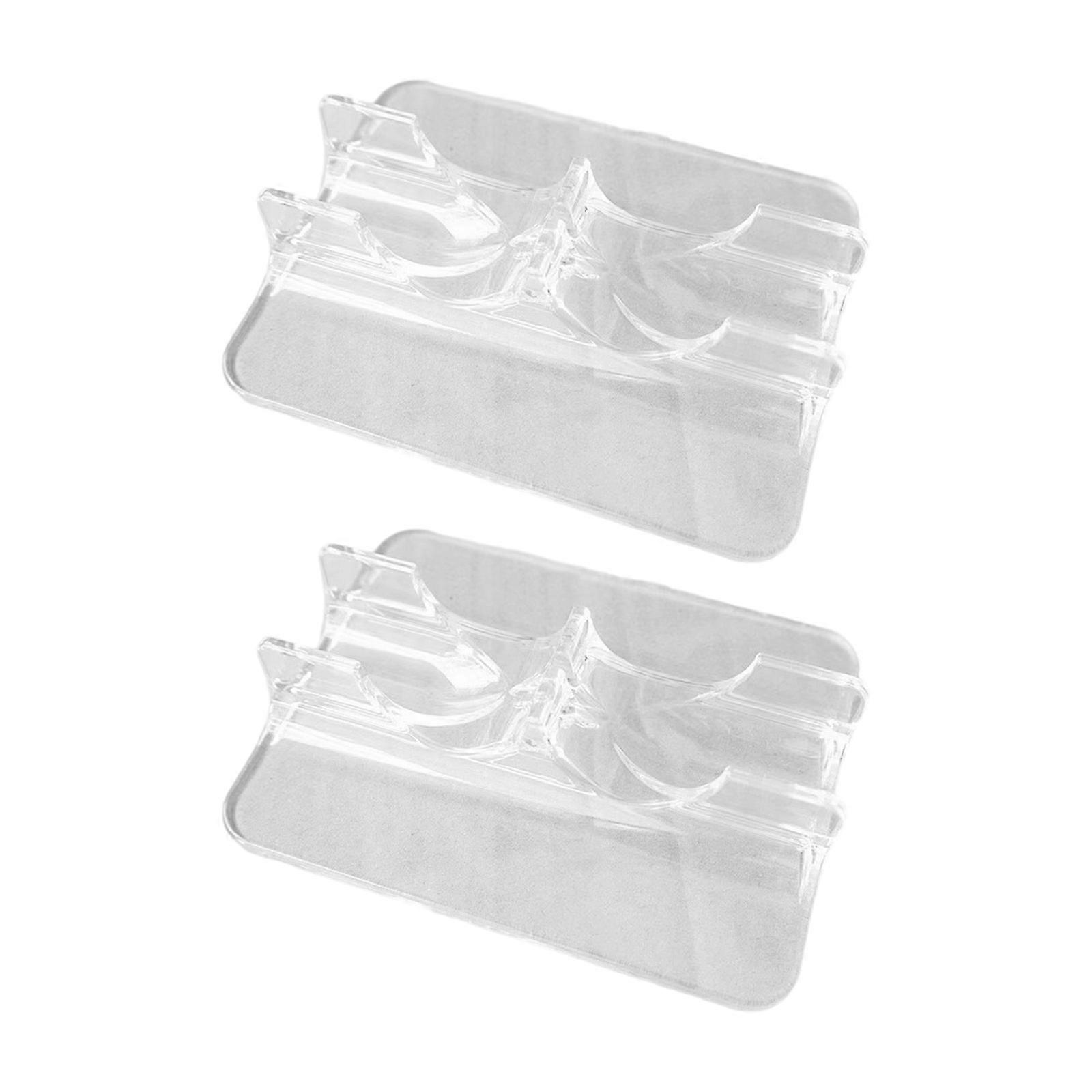 2PCS Skate Shoe Presentation Shelf Shatter Proof Plastic Structure Roller Skates Bracket For Store Shop Displays