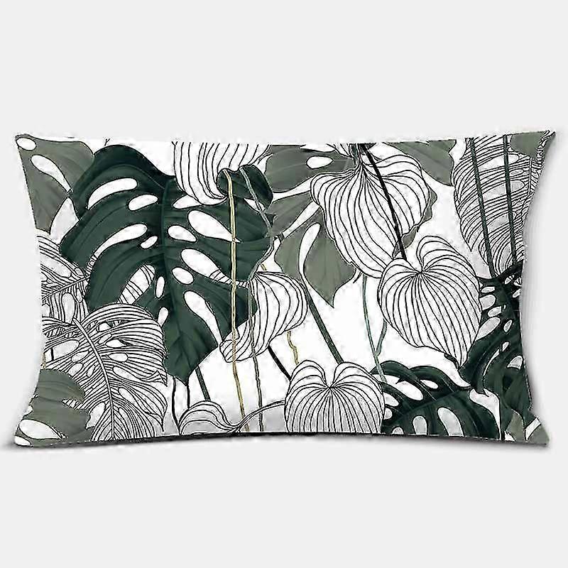 Fronha de capa de almofada de sofá de flamingo de planta de moda para decoração de casa, adequada para vários sofás e carros, design 217jpjcjh