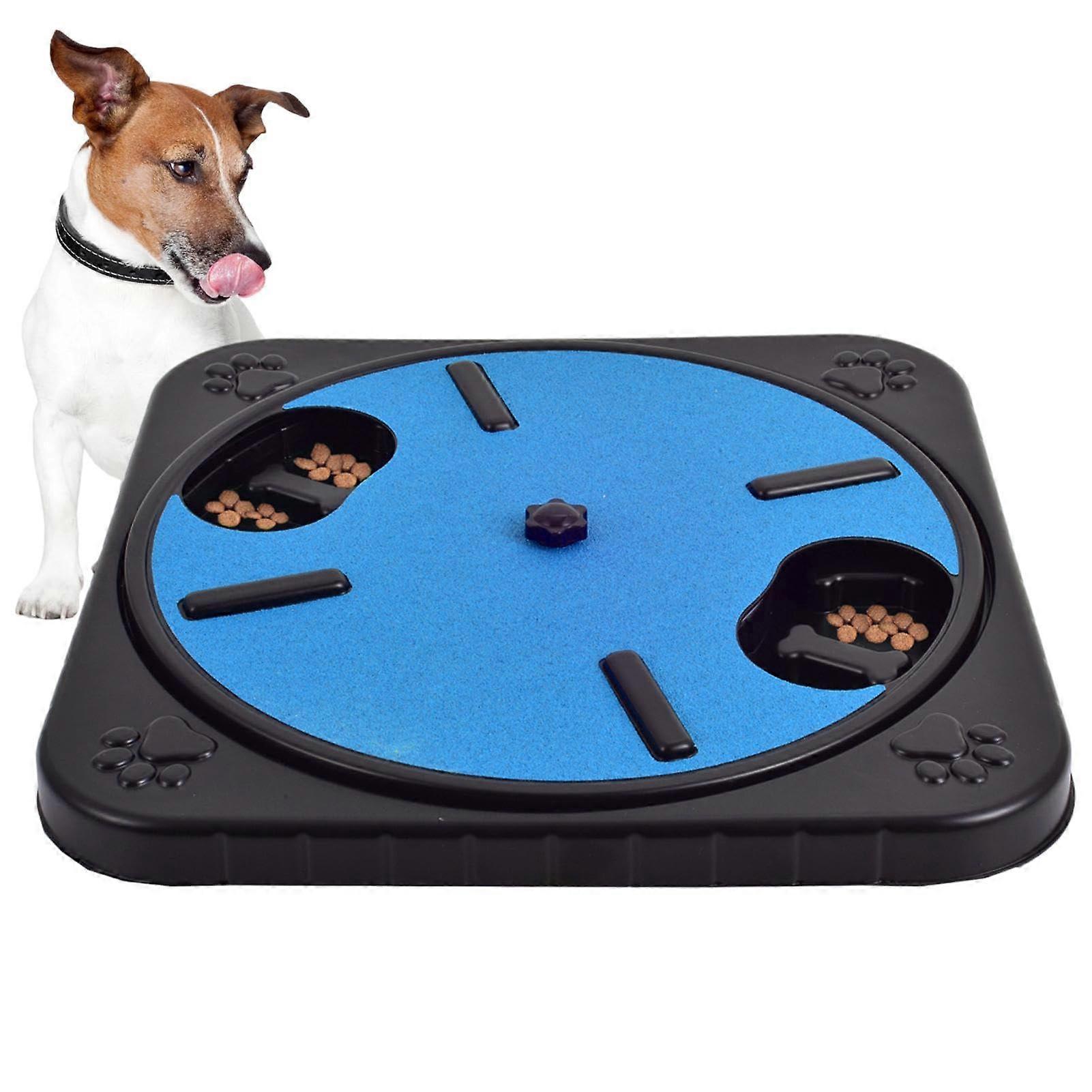 Cat Scratching Board for Nails, Blue Rotating Claw Trimmer Scratch Pad for Dogs, Cats, Puppies, Kittens