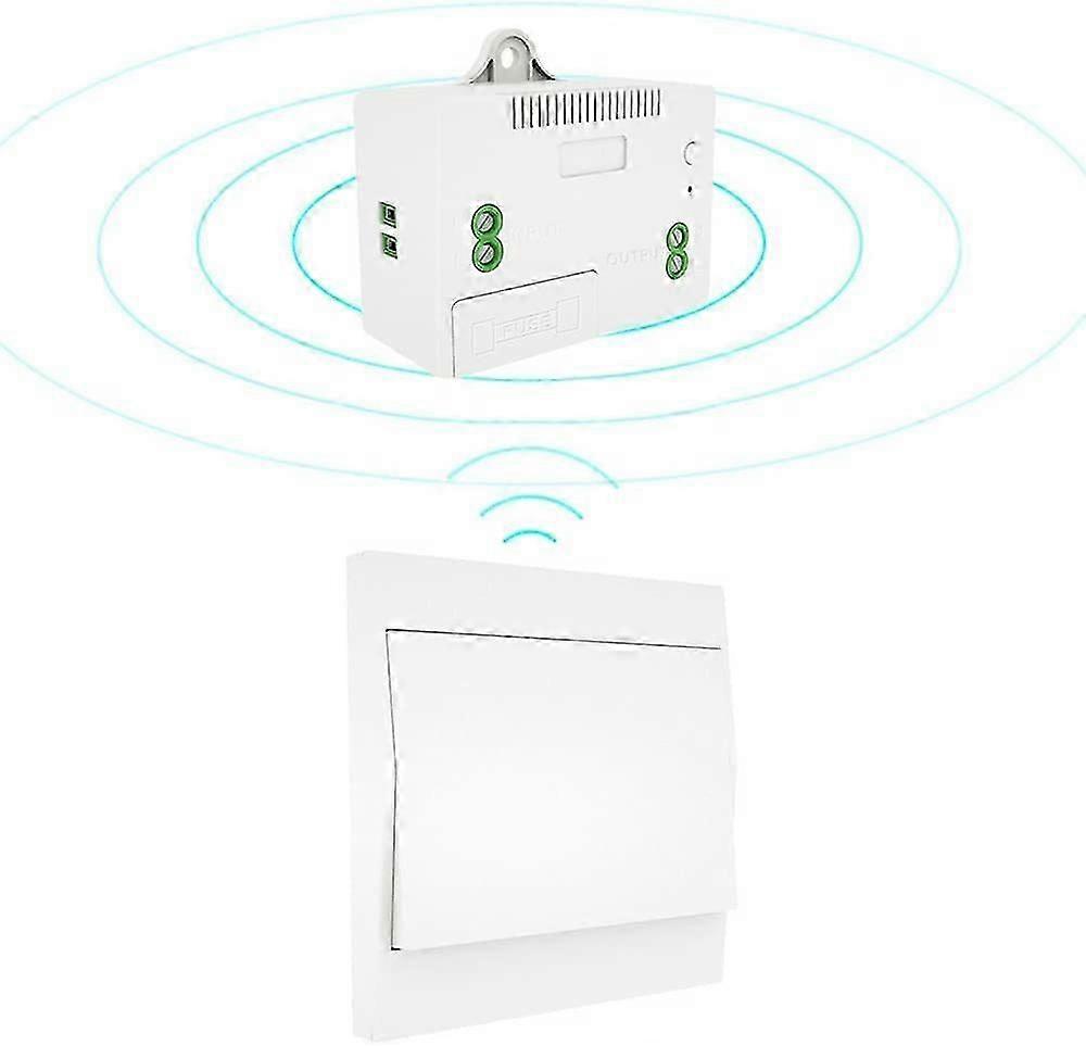 110-220V Wireless Light Switch and Receiver Kit Self-powered