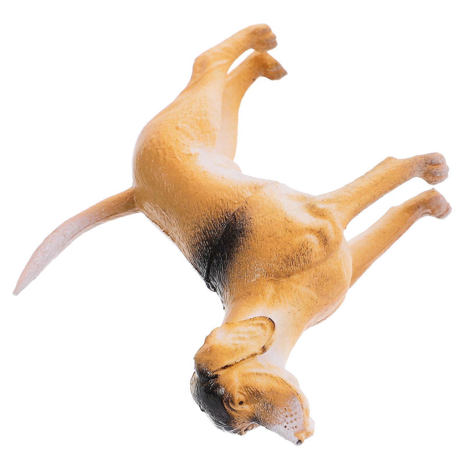 Simulation Dog Figurine Small Dog Model Educational Toy 1Pcs