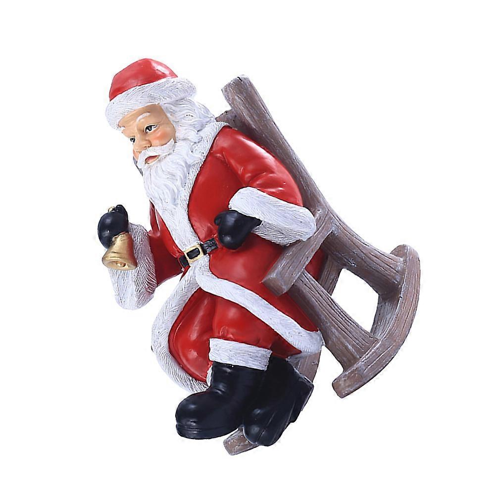 Rocking Tabletop Ornaments Resin Decor Christmas Style Assorted Color 14X12.2X9CM Festive Atmosphere Creation 1Pack