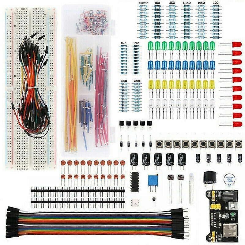Discover Electronics with the 830 Breadboard Cable Resistor Kit for Arduino offers a comprehensive selection of parts.'