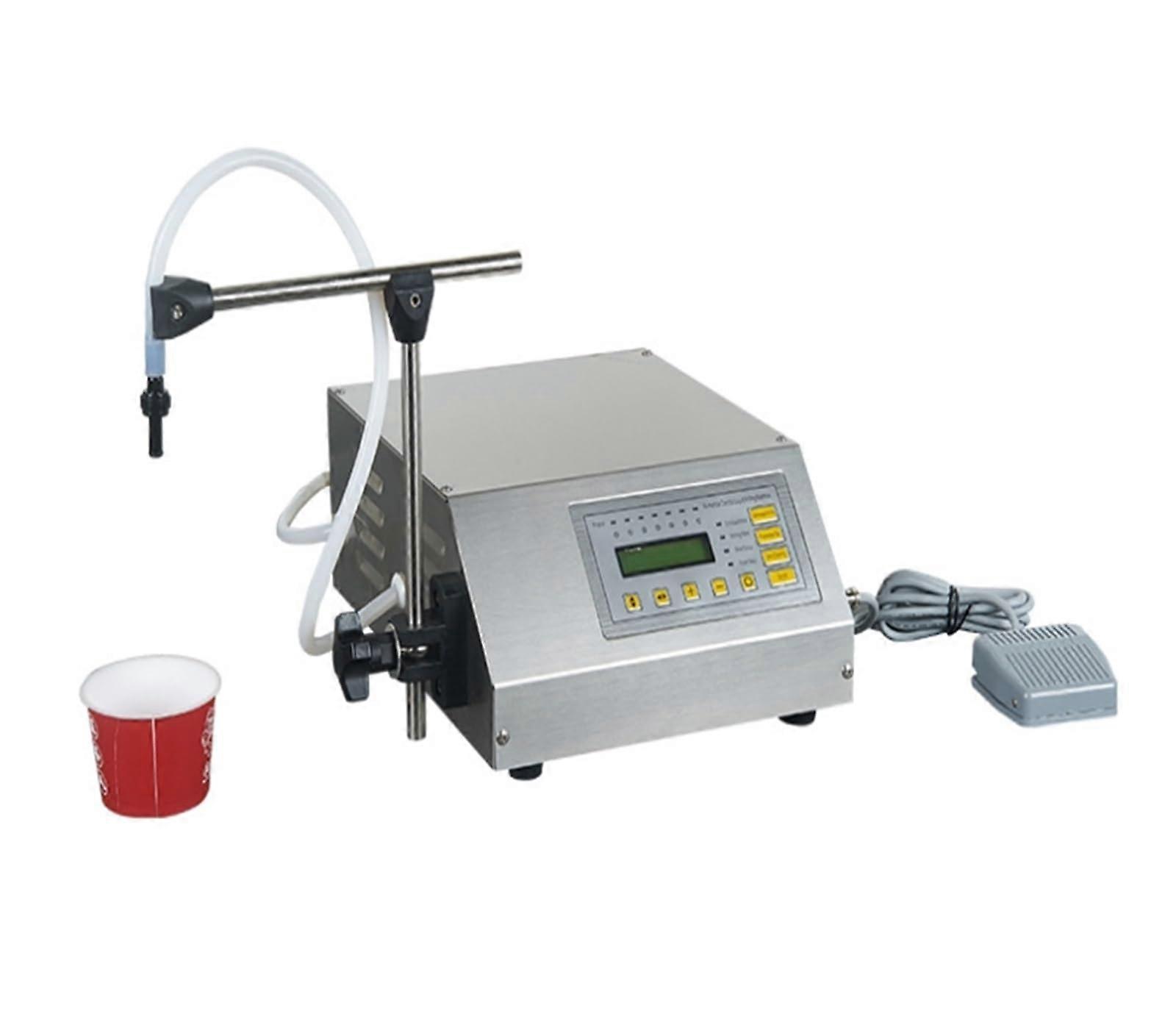 Liquid Filling Machine With Digital Control ZSGFK160 Anti-Drip Small Bottle For Water Beverages Milk Silver