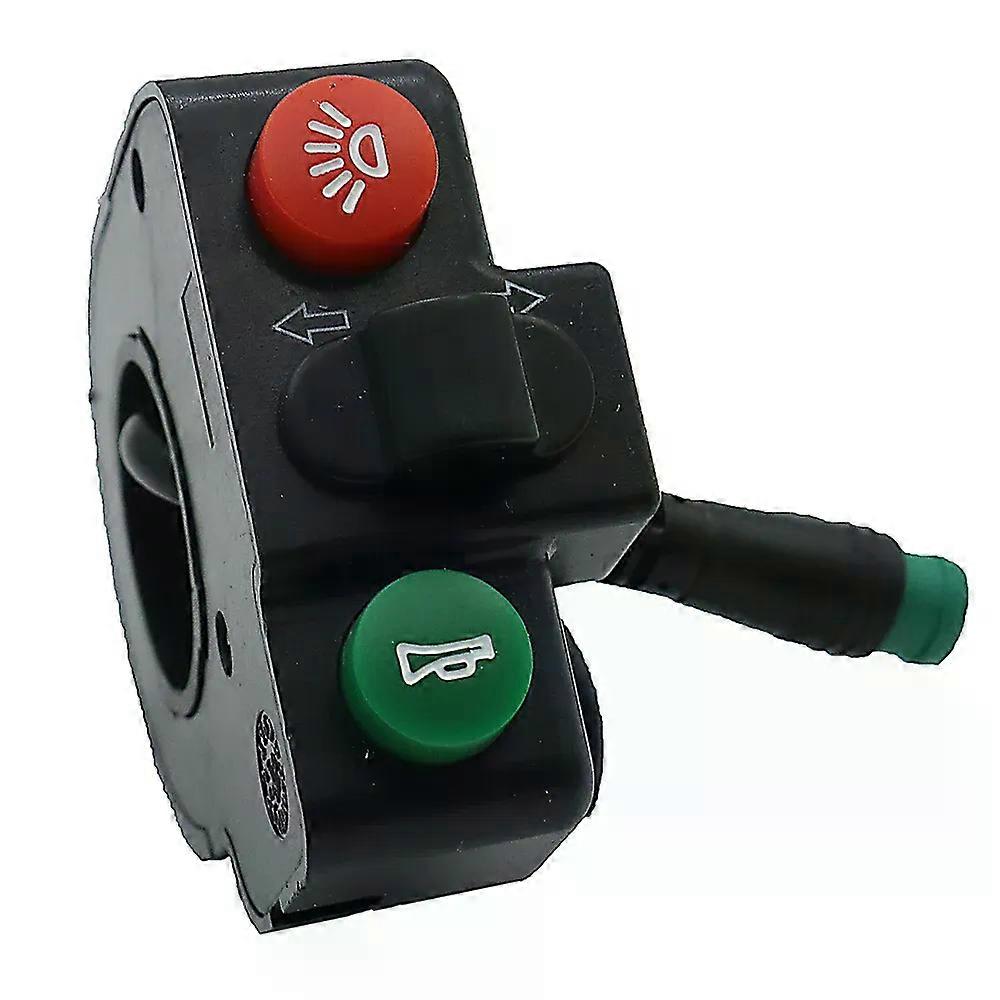 Electric Bicycle Scooter motorcycle 22mm handlebar switch horn turn signal on/off button light switch Scooter 3 function switch