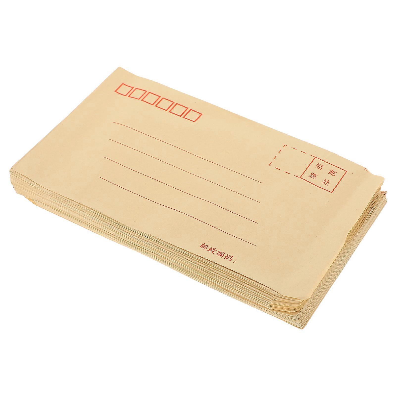 Kraft Paper Envelopes for Storage Use Assorted Color and Practical 200 Pcs
