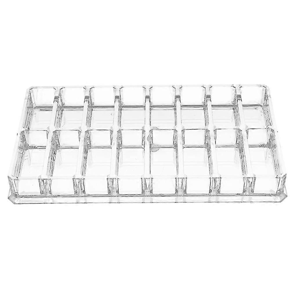 16 Space Acrylic Compact Eyeshadow Blush Highlighter Display Stand Holder