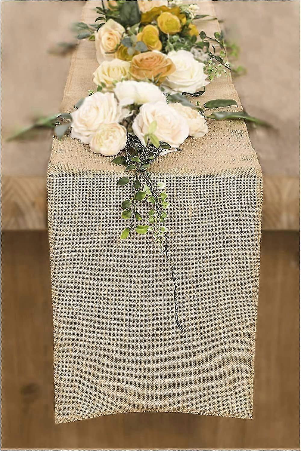 10Mx30cm Table Runner Burlap Table Ribbon,30cm Width