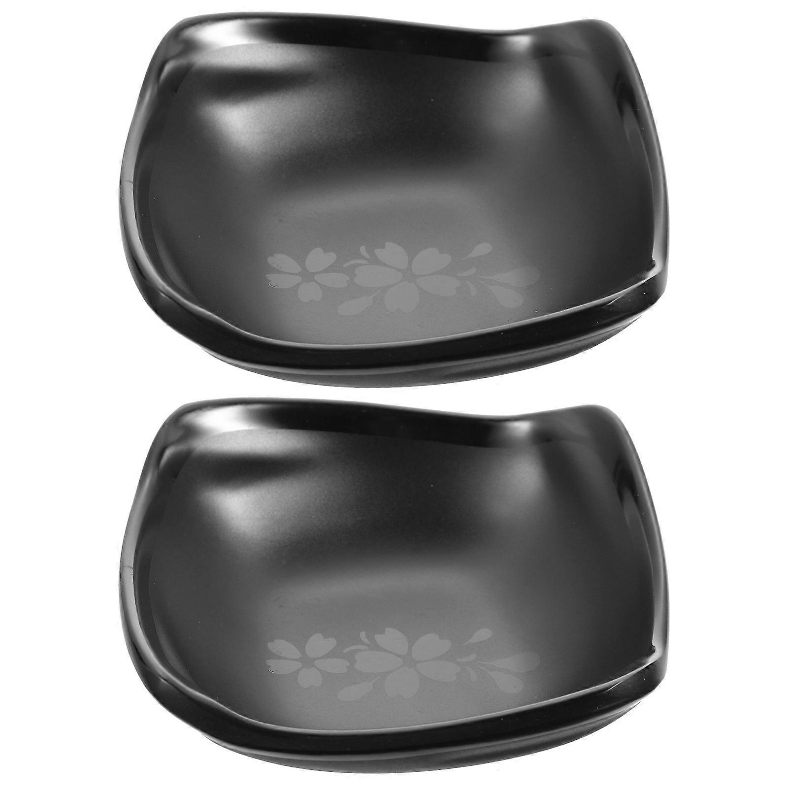 2pcs Vinegar Dish Condiment Bowls for Dipping Sauces and Appetizers – Safe, Healthy Serving Solution for Home and Restaurant Use