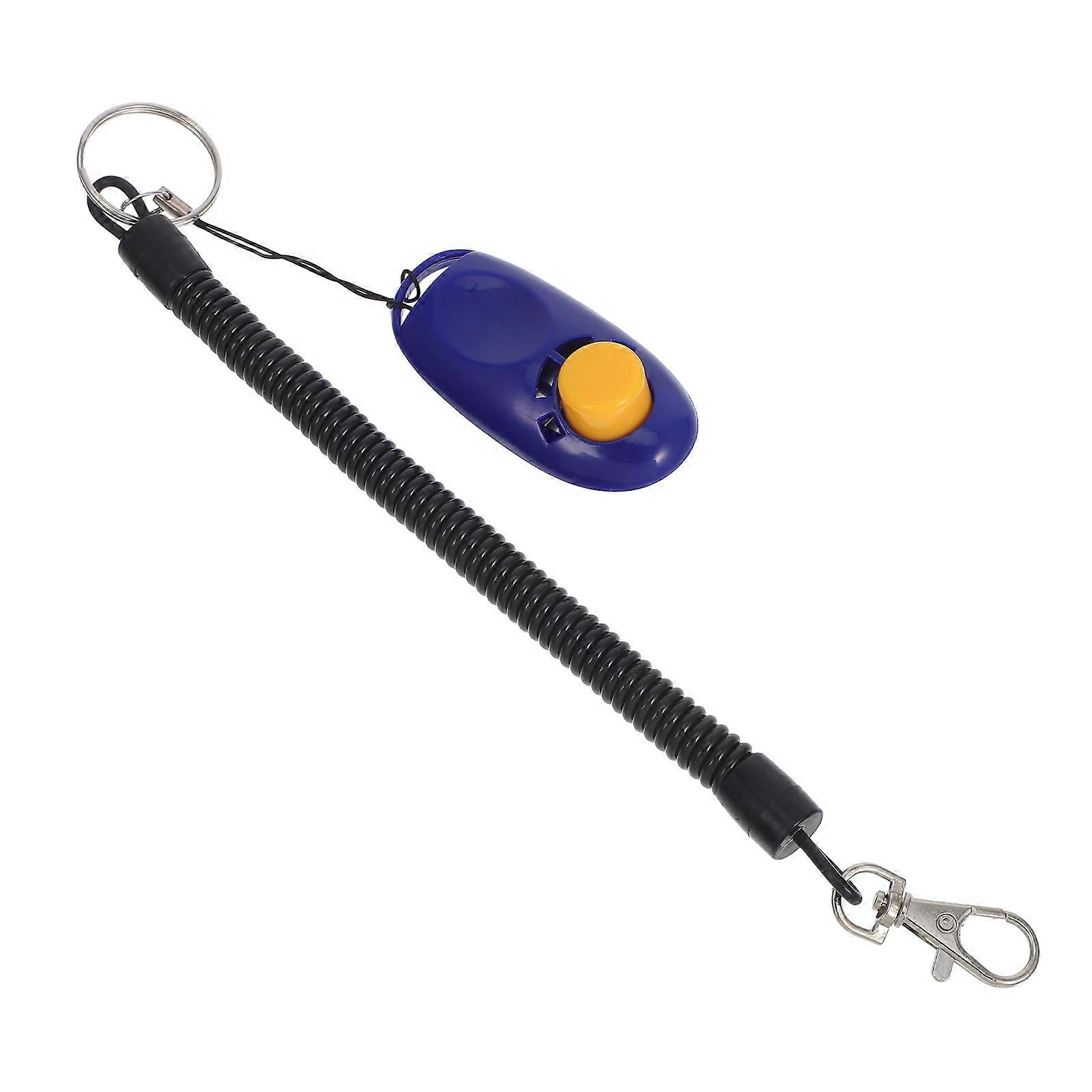 Training Clicker for Dogs Pet Training Clicker with Wrist Strap for Dogs Cats Birds Horses Outdoor Training 35.00X3.00X2.20CM 1Pack