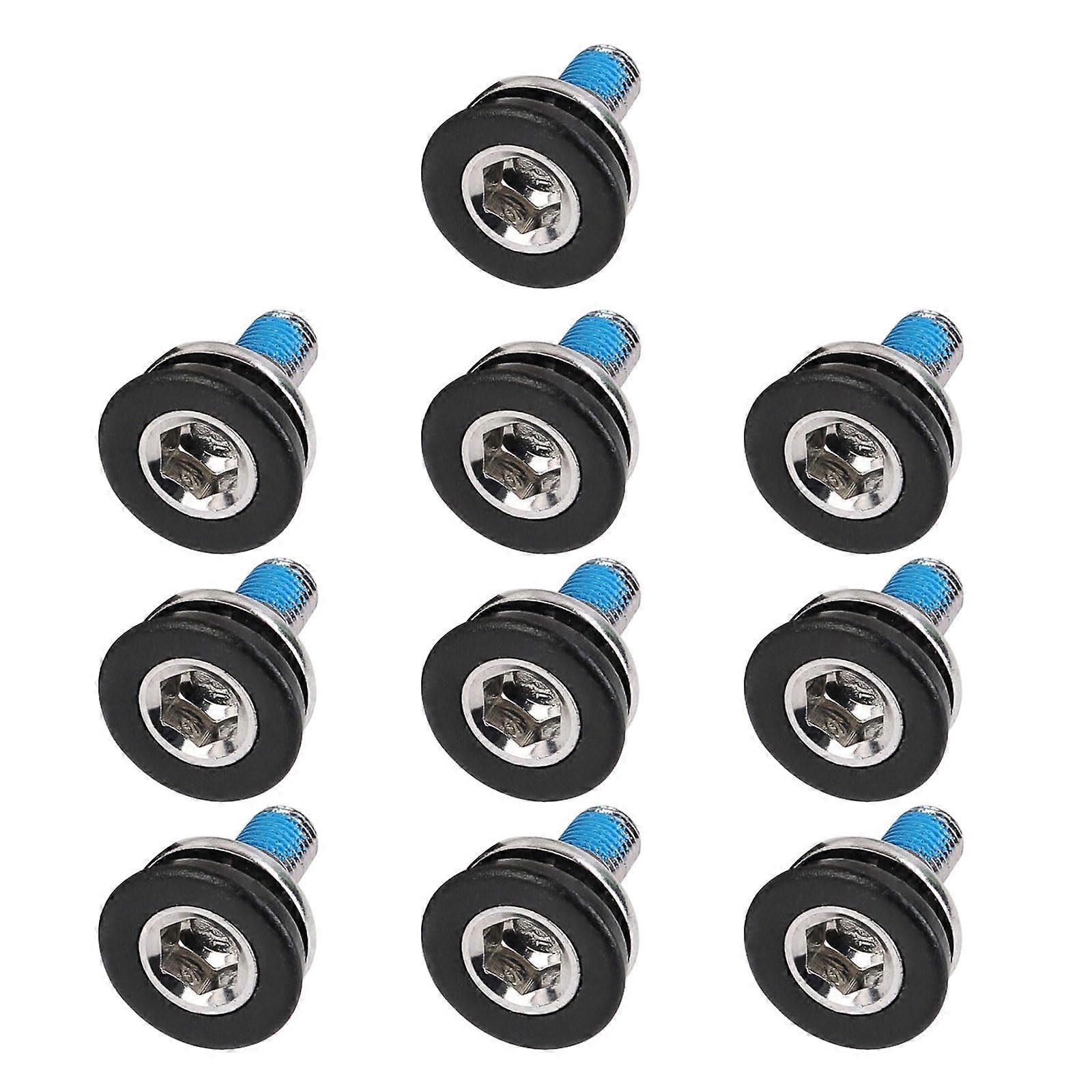 10piece bicycle screw set, internal hexagon threaded screws, screw locking, 20.3 cm thread, waterproof, sandproof bicycle crank.
