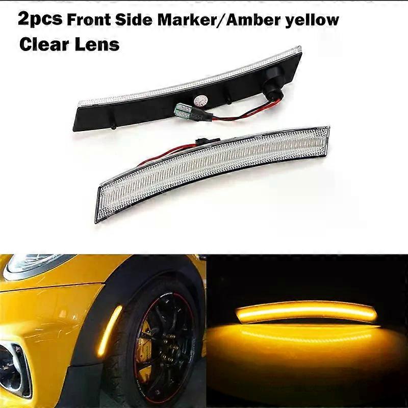Rear/Front LED Side Marker Light Side Repeater Lamp Turn Signal Light LED Panel Lamp for 2002-08 MINI Cooper 1st Gen R50 R52 R53