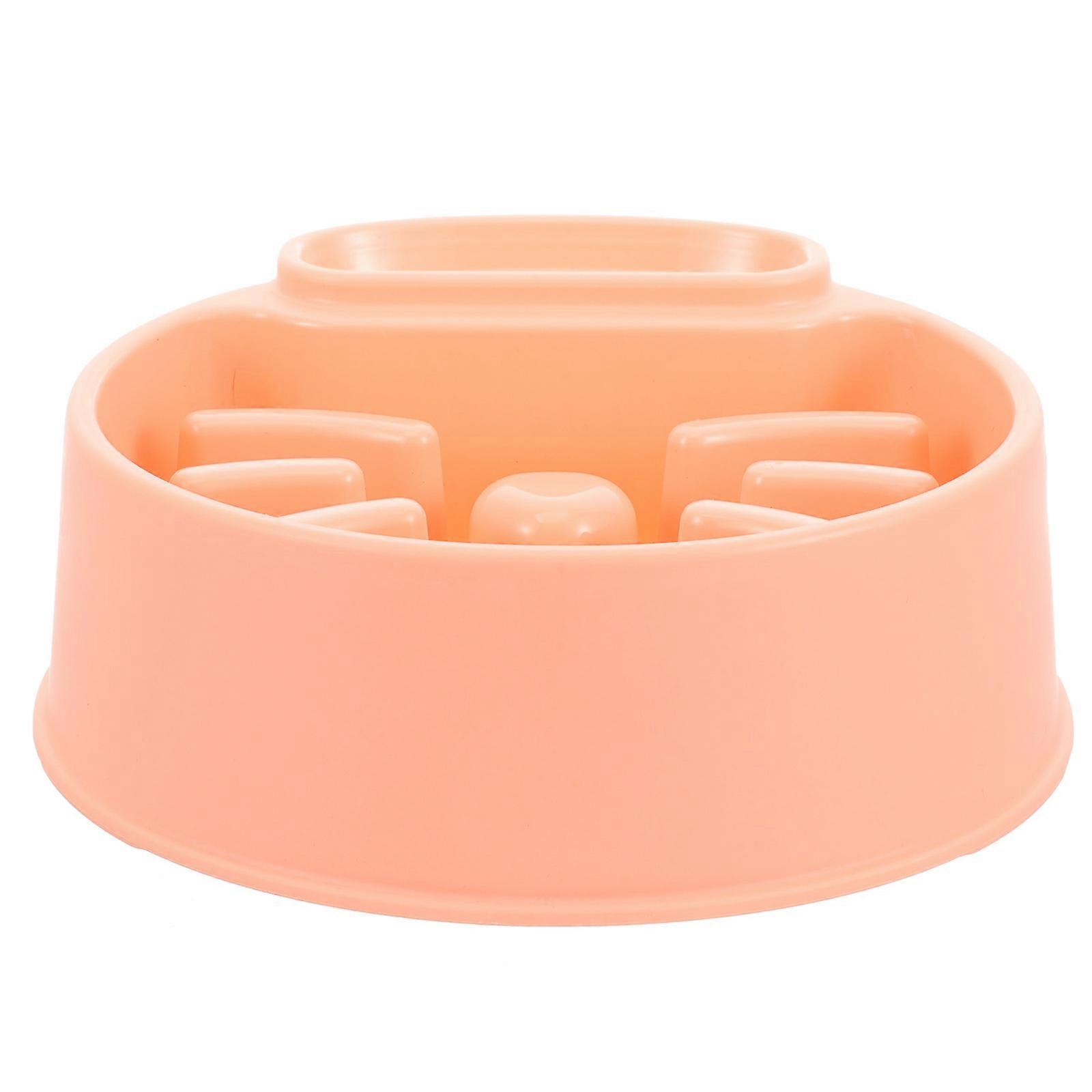 Indoor Pet Bowl Slow Eater Bowl For Dogs PP Material Simple Structure Puppy Feeding 1Pcs