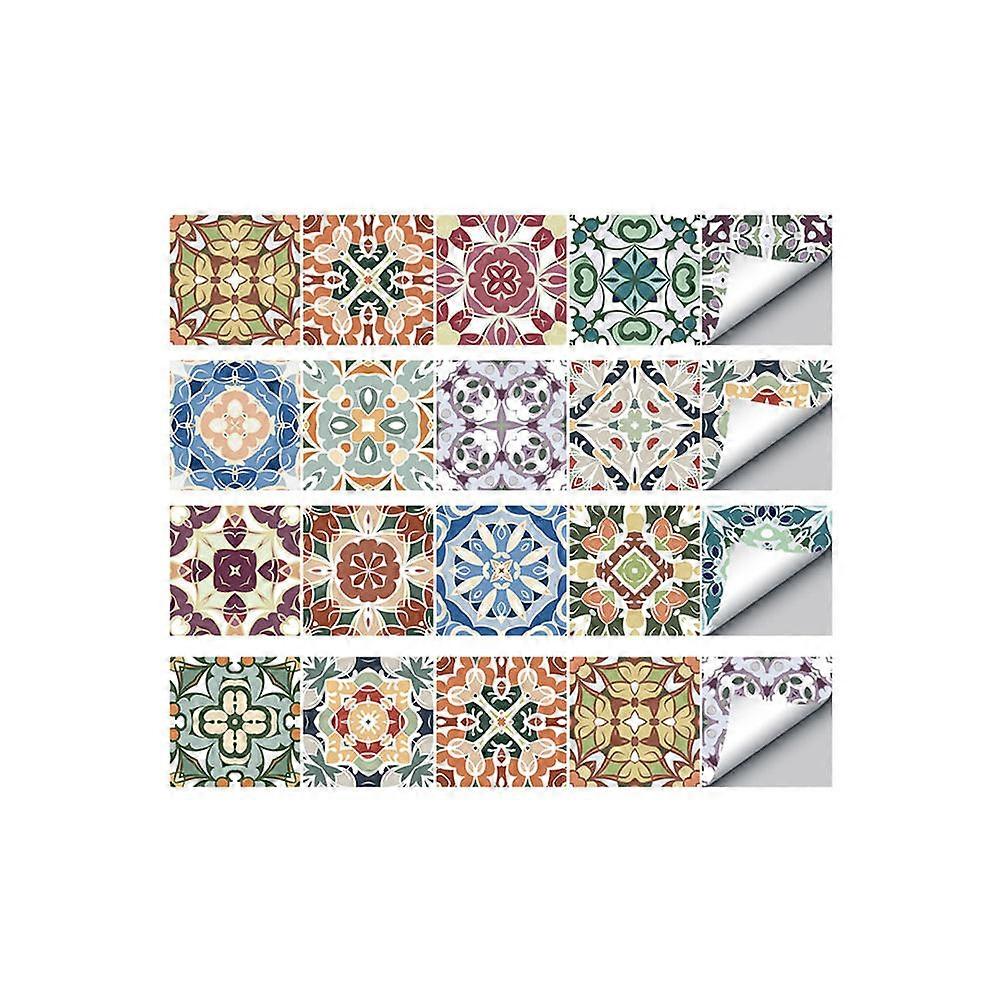 Dust-Proof Moisture-Proof Wall Border Stickers For Laundry Multi Color 100x20 Cm Self-Adhesive 1Pack