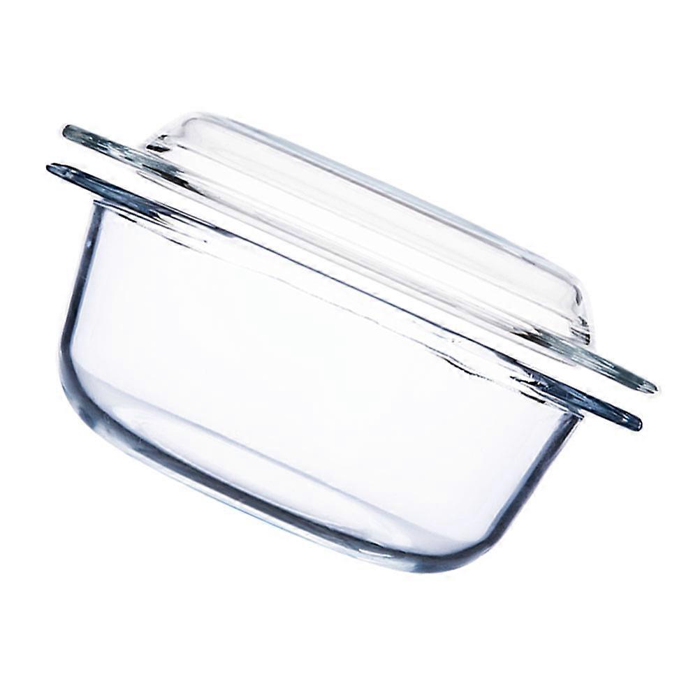 Microwave Glass Bowl Made of Tempered Glass for Home Use Clear Transparent and Heatresistant 1L