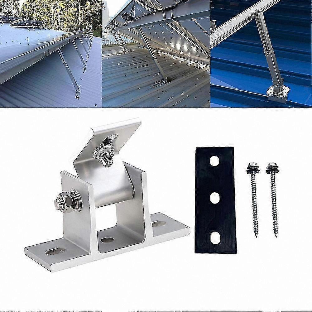 Adjustable Solar Panel Mounting Bracket with Angle Support for Roof Installation Photovoltaic System Accessory