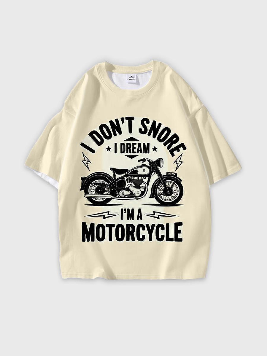 T-shirt round neck Pattern loose short sleeve N268