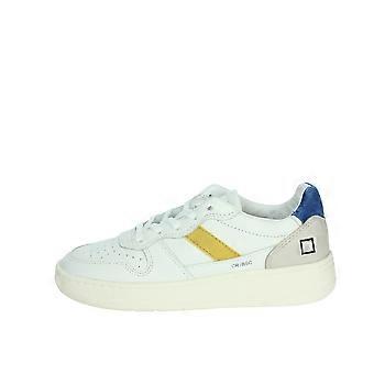 J401-C2-WE2 Baskets basses Blanc/Bleu clair