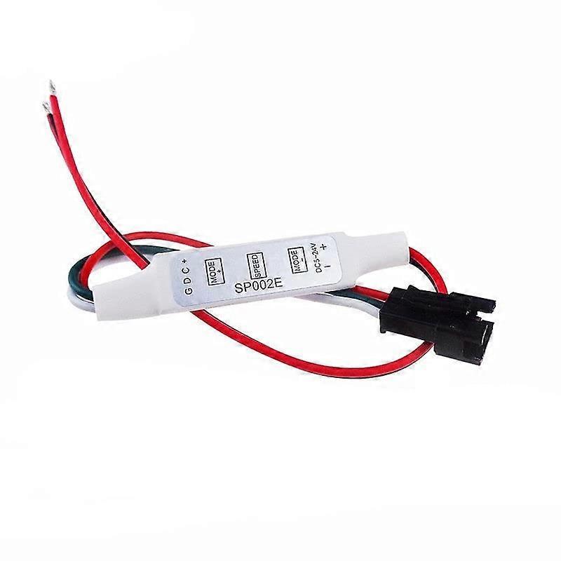 DC5V-24V LED Controller SP002E Mini Pixel Controller 3 Keys for WS2812B WS2811 LED Strip Light 600 Pixel Compatibility