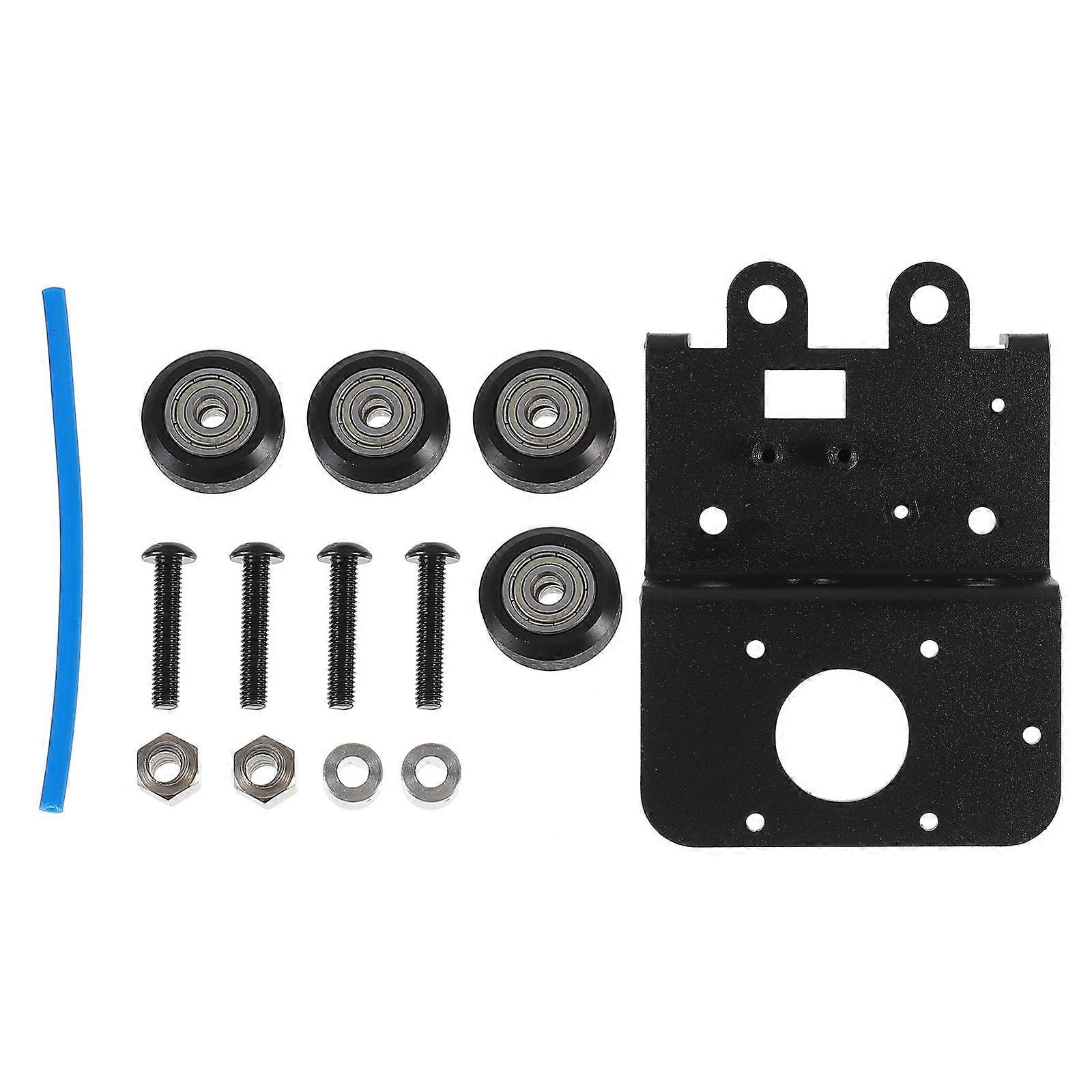Aluminum Extruder Adapter Plate For 3D Printer Accessories Designed For 3D Printing Enthusiasts With Stability Enhancement 4.32X2.95X0.98 Inch 1Pack