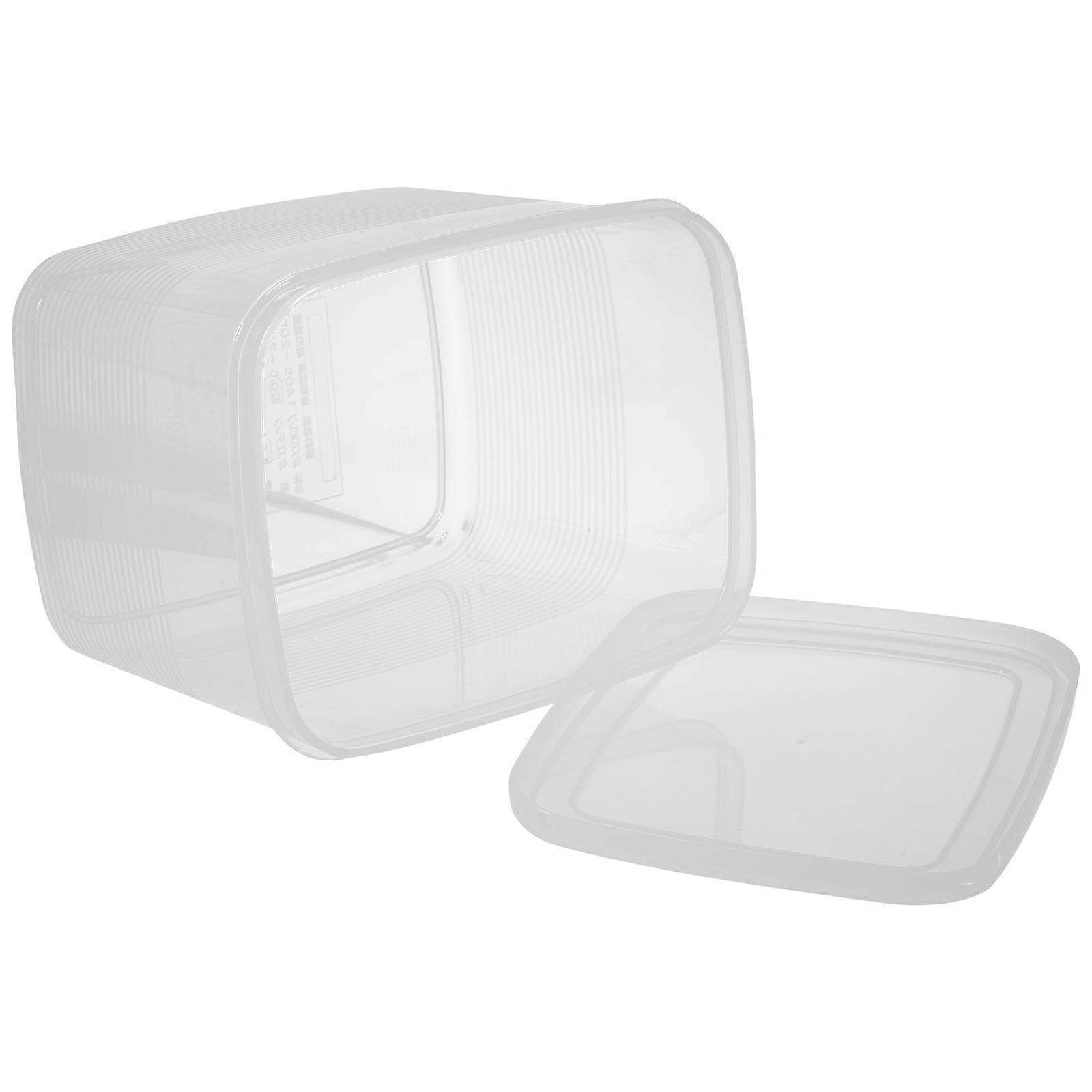 Transparent Airtight Bread Box for Kitchen Counter Made of PP Material 7.87x5.12x11.81 Inches
