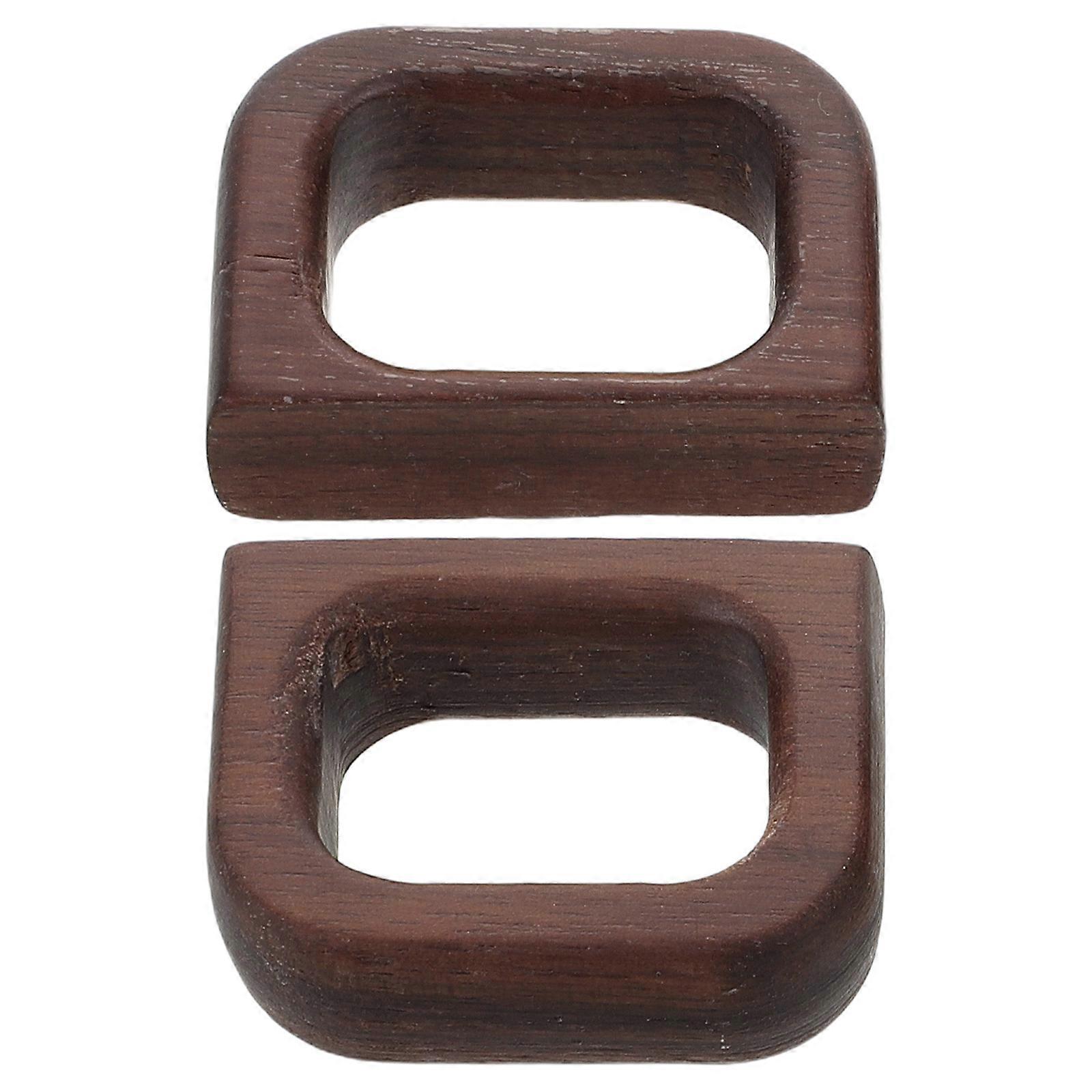 2pcs Walnut Handles for Tea Cups, Ergonomic Replacement Grip for Mugs – Comfortable Hold for Coffee, Tea, and More – Elegant Accessory for Home and