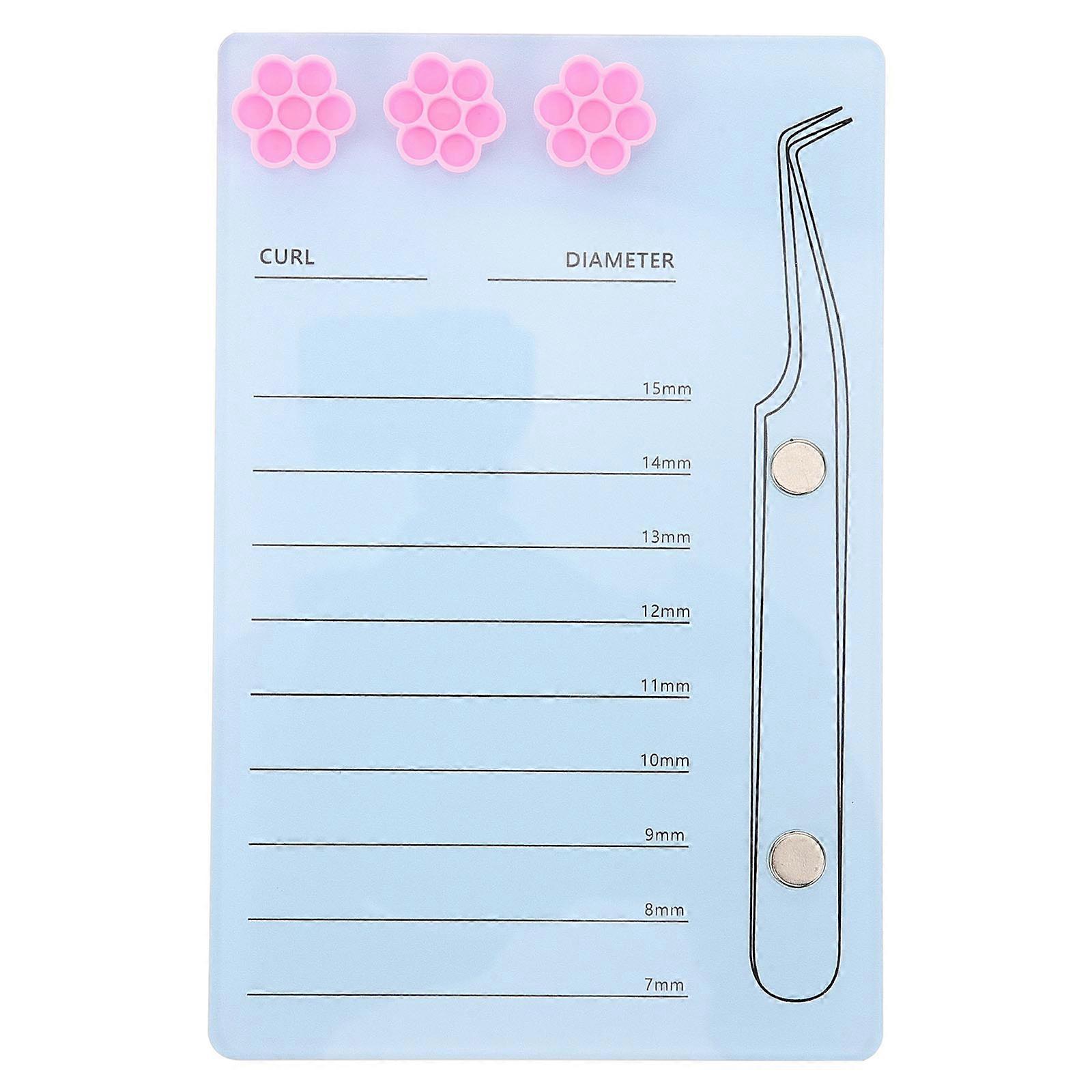 Skyblue Acrylic Lash Holder Tray for Storage with Magnetic Place for Tweezers 715mm