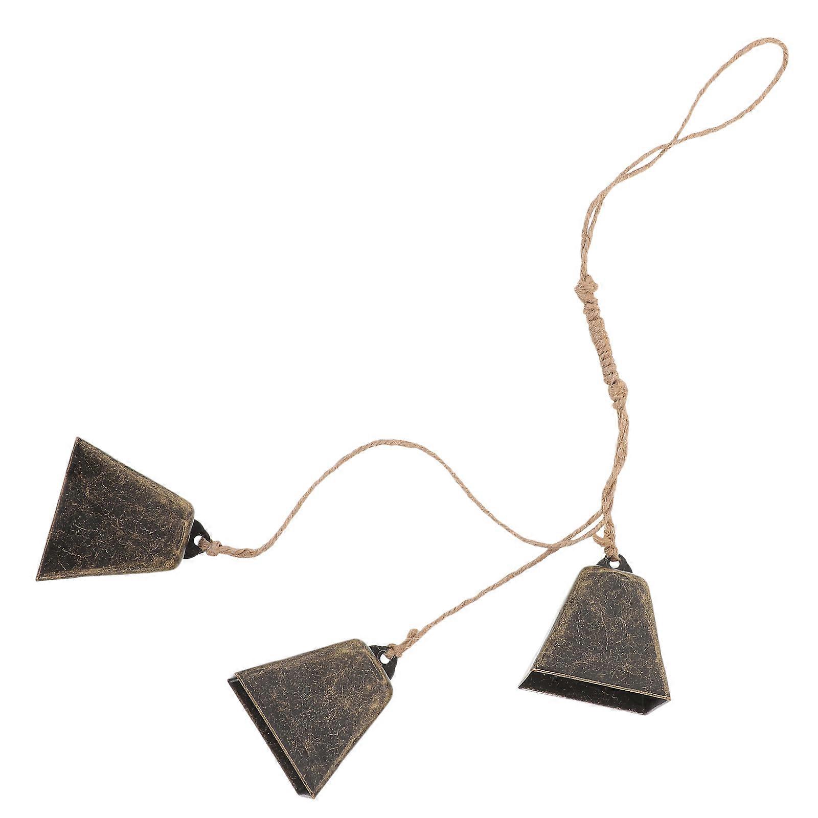 Old Fashion Door Hanging Bell Rustic Metal Bells For Home Decor Enthusiasts Clear Sound 1Pcs