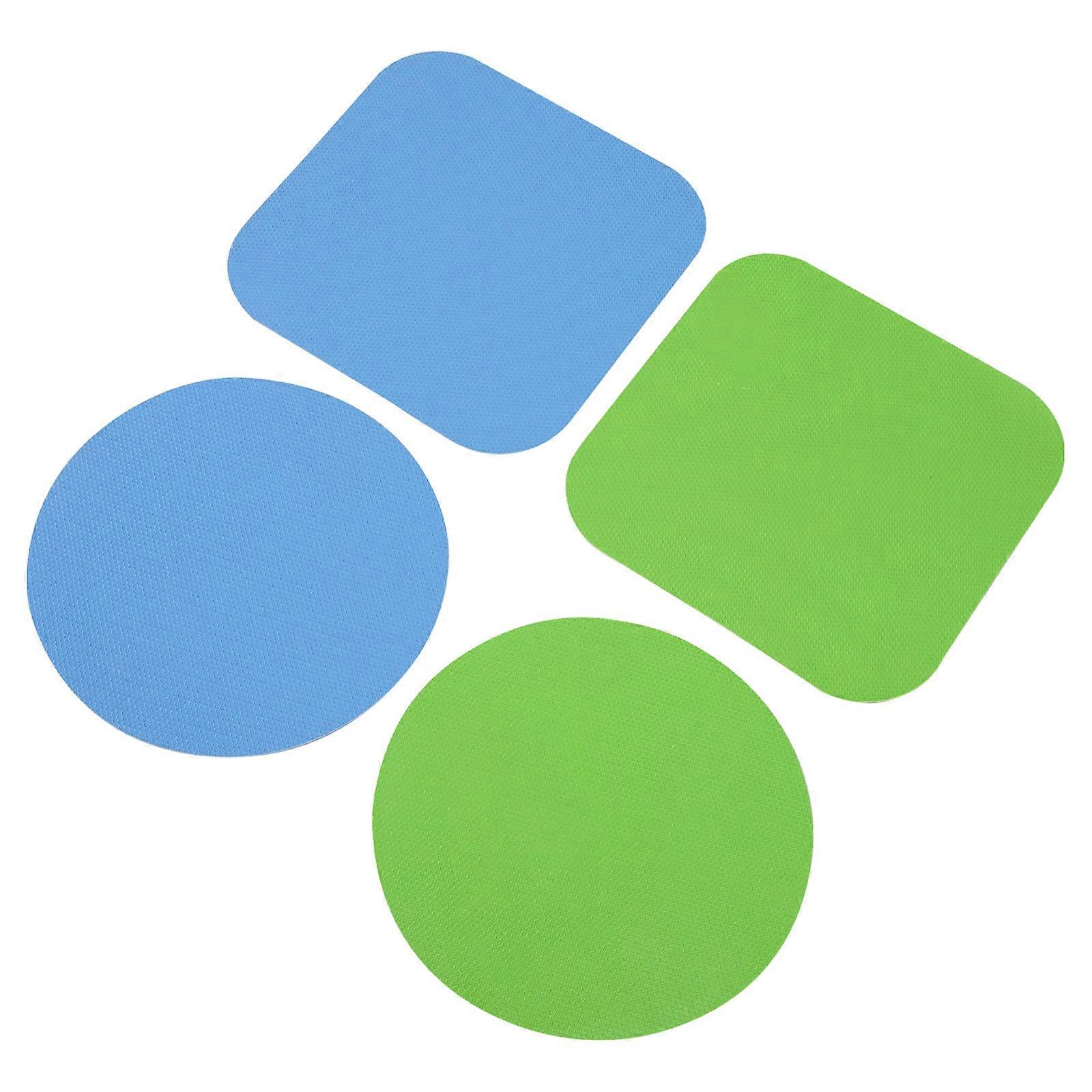 4pcs Multifunctional Rubber Jar Opener Gripper Pads Heat Resistant Kitchen Coasters Non Slip Design Strong Grip for Seniors Weak Hands Effortless Jar