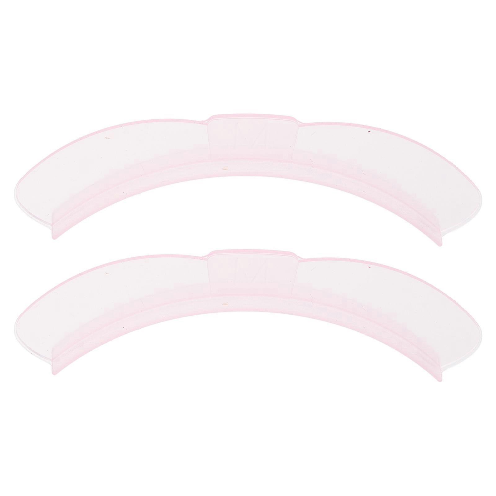 2pcs C Curl Lash Lift Shields Rapid Eyelash Lifting Pads Make Eyes Voluminous Flexible Perm Rods Pink