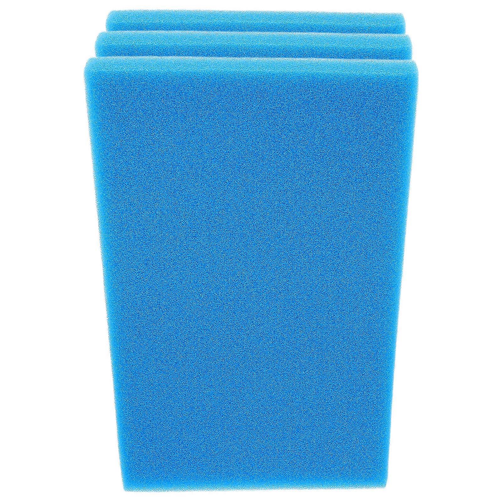 Tank Filter Foam Sponge Filter Pack For Aquarium Fish Tank Pond Accessories .50X30.50X4.00CM Water Purification 3Pcs