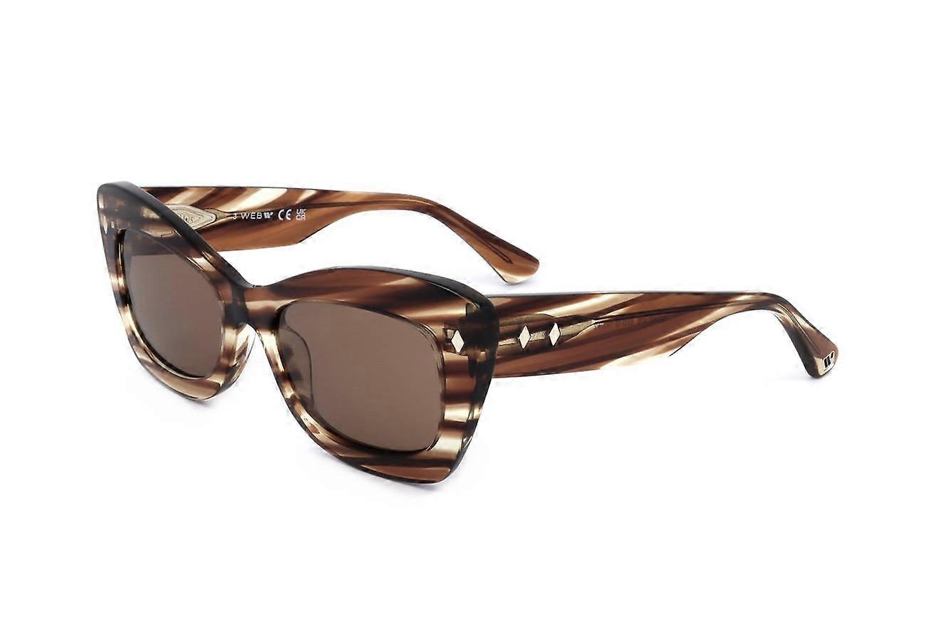 Sunglasses Web WE0352 47E LIGHT BROWN 53/19/140 WOMAN