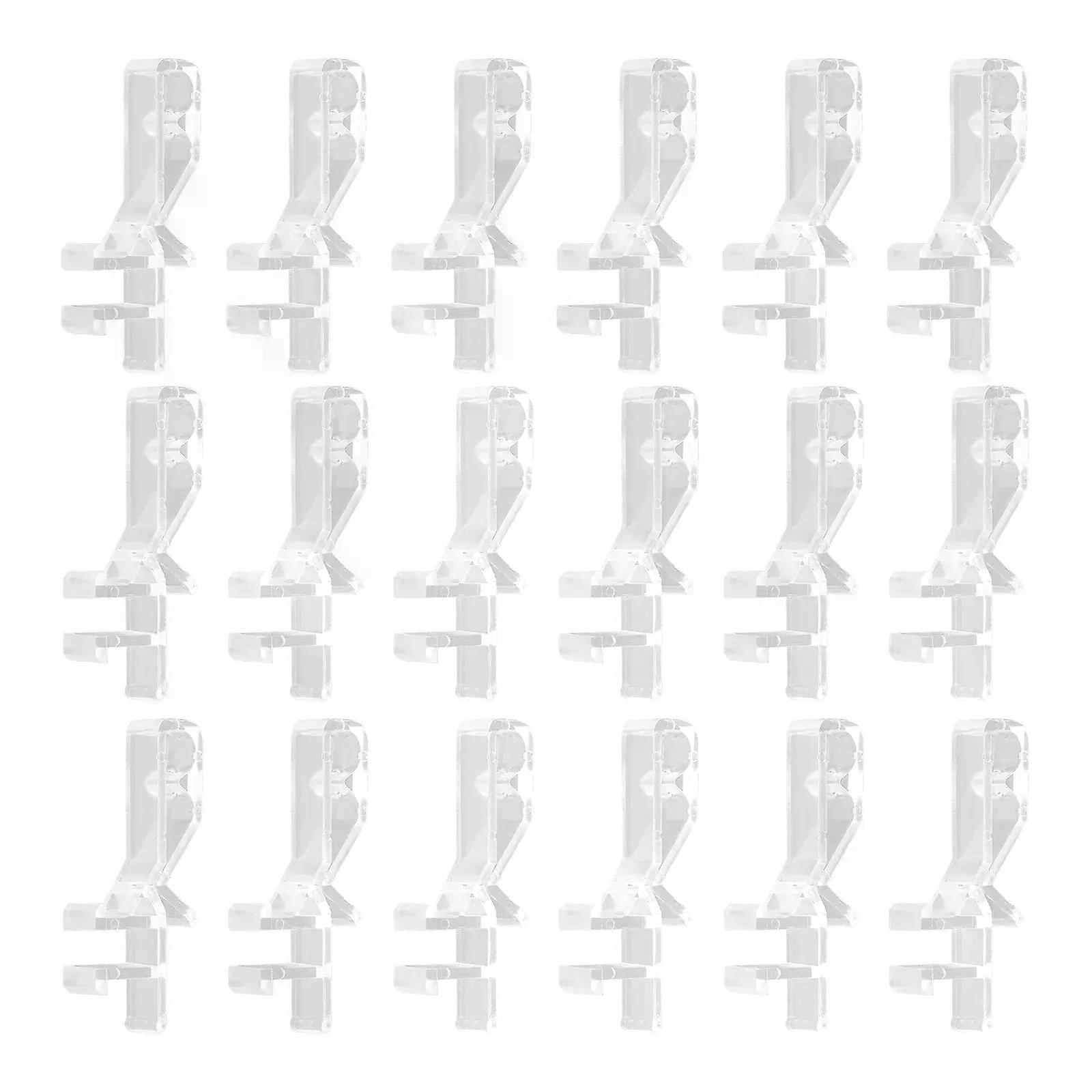 20 Pcs Blind Clips Vertical Valance Clamps Replacement Parts Window Dressing Hardware Fittings Blind Brackets Fitting