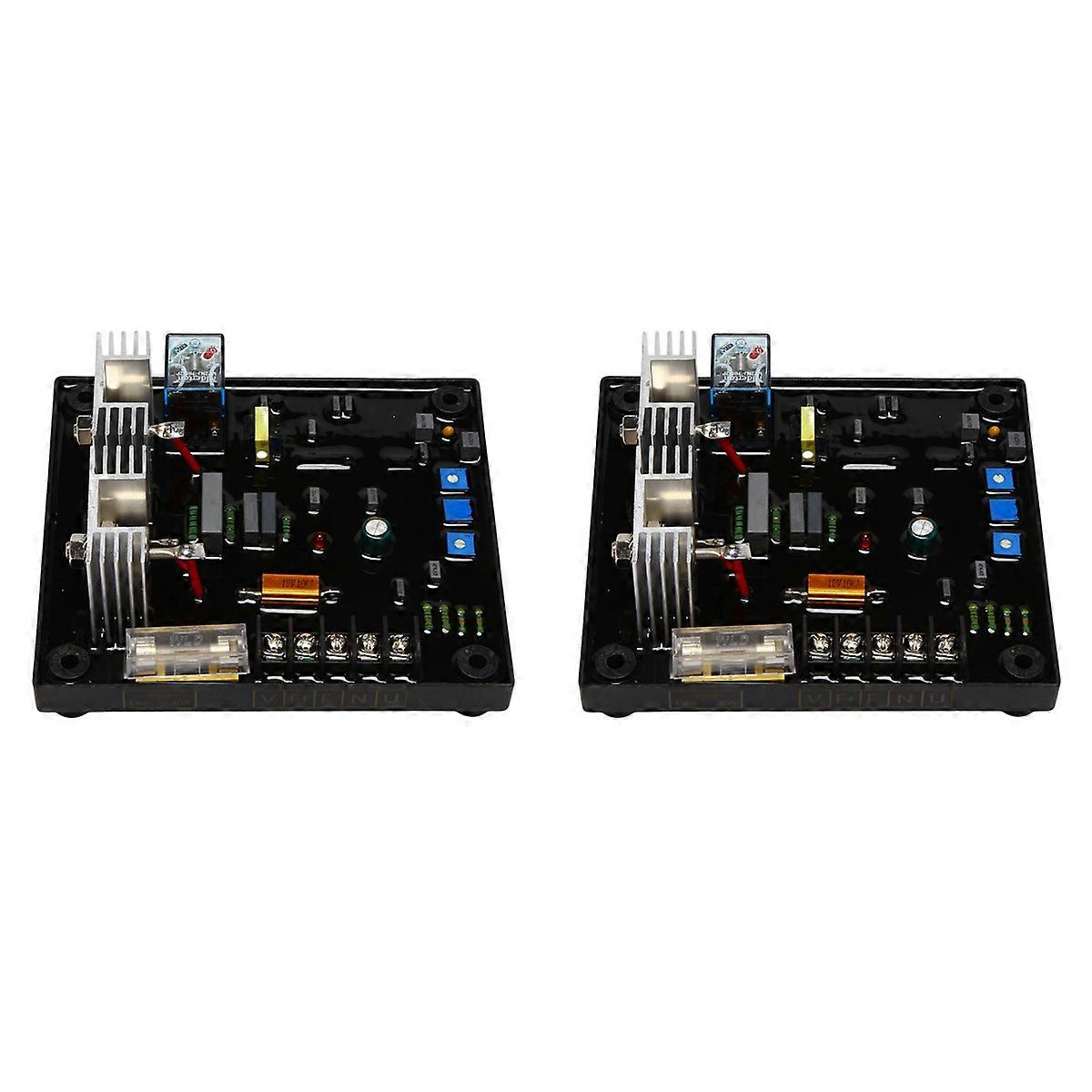 2X POW50A AVR 30A Automatic Voltage Regulator for Brush and Brushless Generator Stabilizer Control A