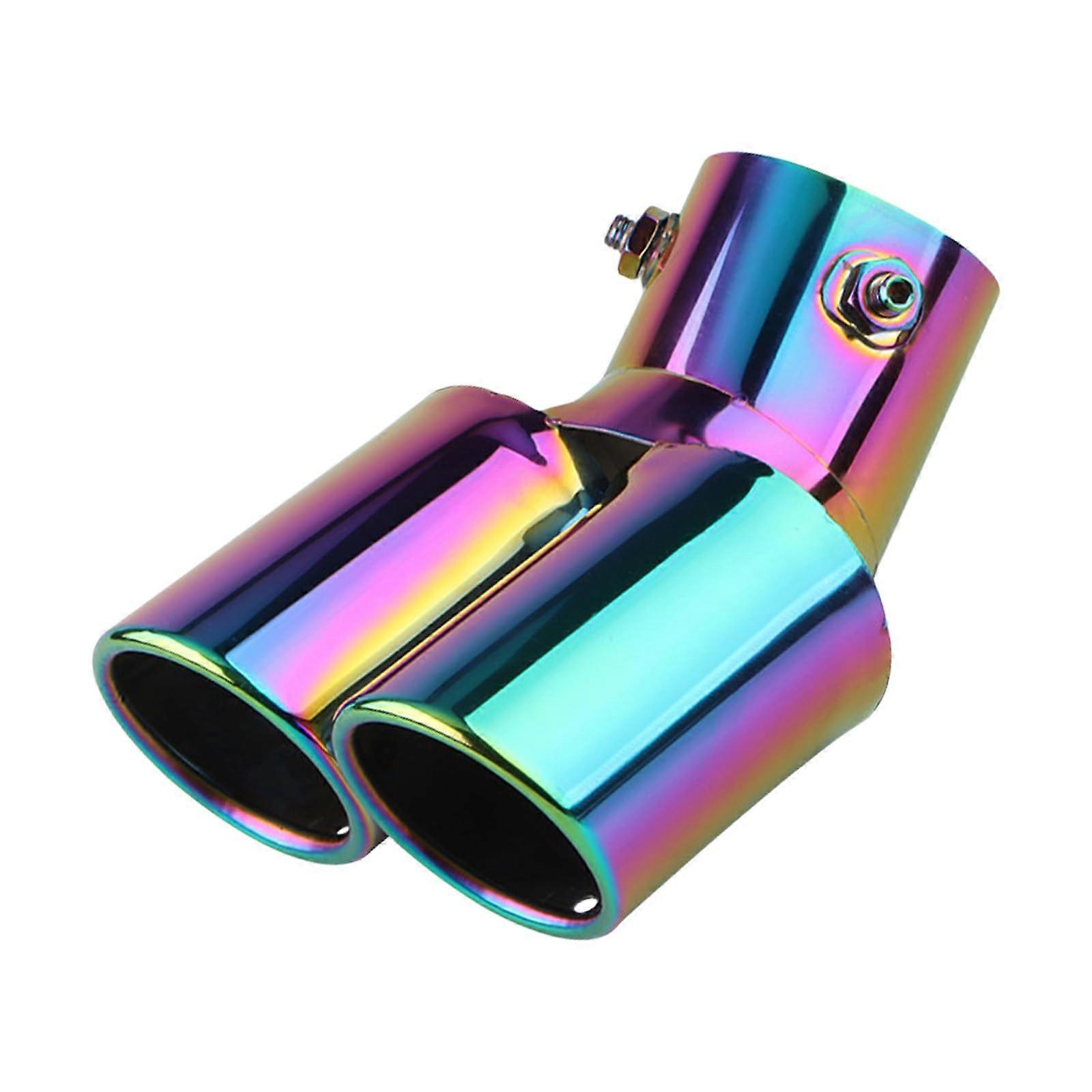 Stainless Steel Automatic Exhaust Muffler Tip for Most Vehicle Models - Enhanced Aesthetics and Functionality