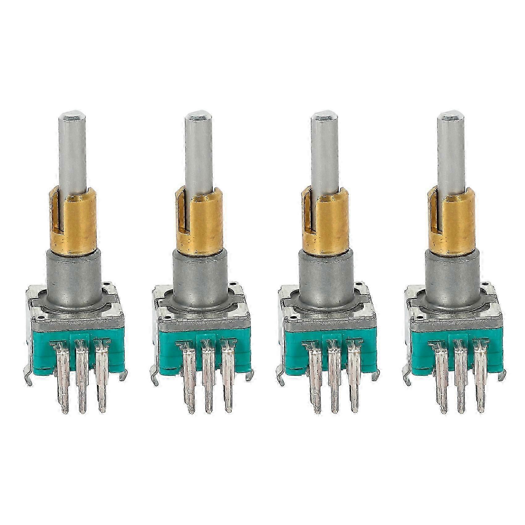 4X EC11EBB24C03 Dual Axis Encoder with Switch 30 Positioning Number 15 Pulse Point Handle 25mm Edition 0731