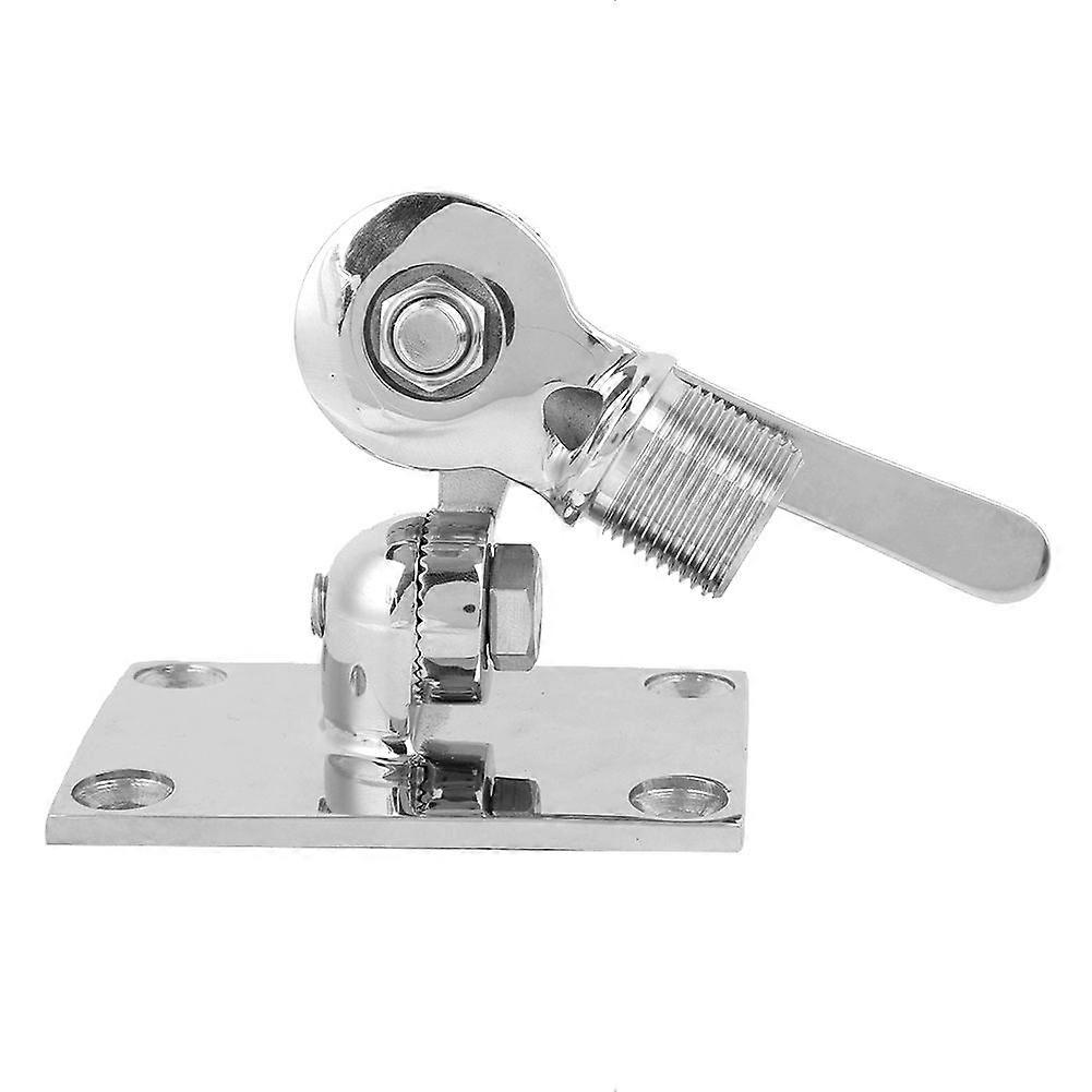 marine VHF antenna 38mm 316 stainless steel with adjustable base mount