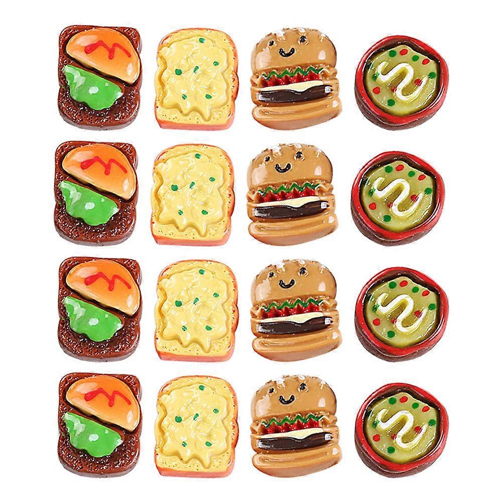 Miniature Food Prop Made of Resin for Decor Assorted Color Lifelike and Eyecatching